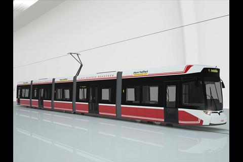 Impression of Vossloh Tramlink V3 tram for Stern & Hafferl.